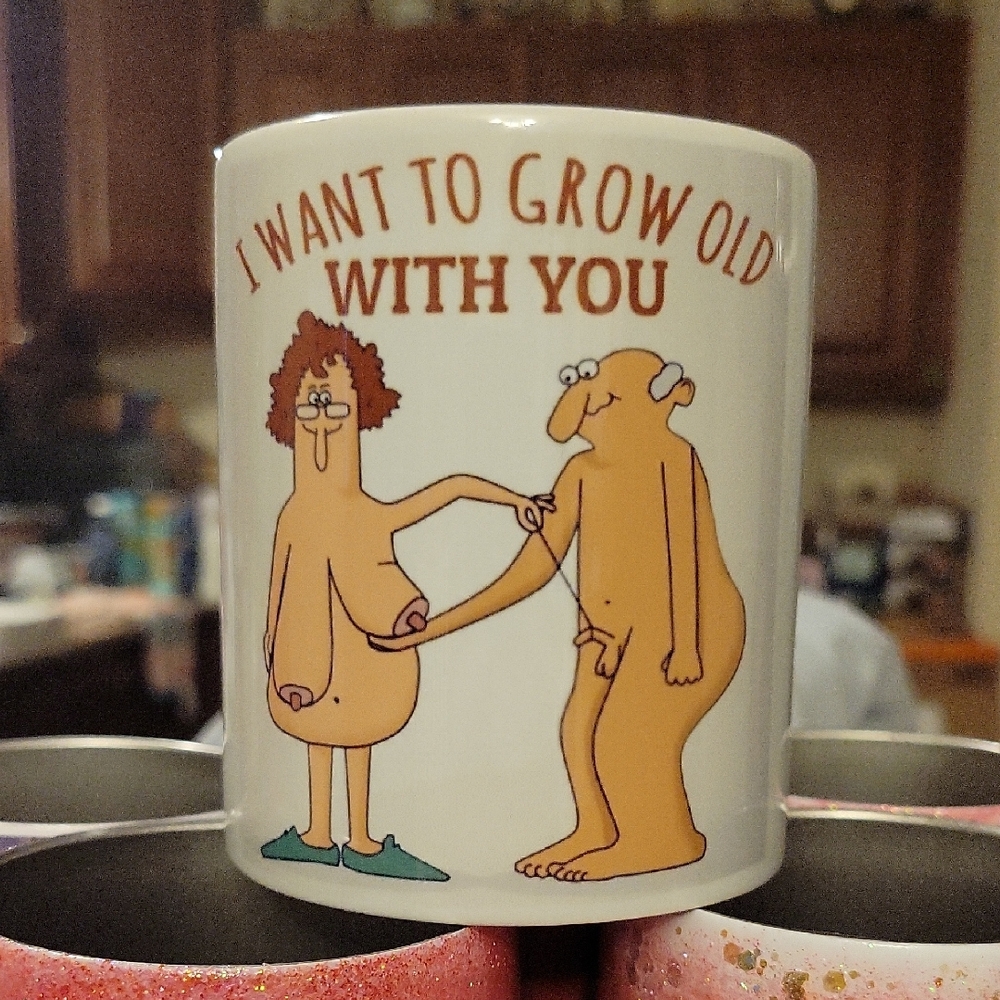 Humorous Mug with Cartoon Design